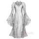 Blood Supply Gothic Lolita OP Dress White Qi Lolita One Piece Dress