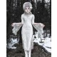 Blood Supply Gothic Lolita OP Dress White Qi Lolita One Piece Dress