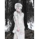 Blood Supply Gothic Lolita OP Dress White Qi Lolita One Piece Dress