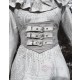Blood Supply Gothic Lolita OP Dress White Qi Lolita One Piece Dress