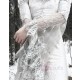 Blood Supply Gothic Lolita OP Dress White Qi Lolita One Piece Dress