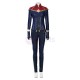 2022 New Captain Marvel Carol Danvers Blue Cosplay Costume