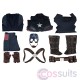 Captain America Cosplay Costume Avengers: Endgame Sam Wilson Suit Upgraded Version