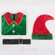 2023 Christmas Green Dress Cosplay Costume for Holiday Fun and Festivities