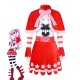 Anime-Inspired Gothic Lolita Cosplay Costume Pink Ghost Princess Style