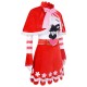 Anime-Inspired Gothic Lolita Cosplay Costume Pink Ghost Princess Style