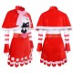 Anime-Inspired Gothic Lolita Cosplay Costume Pink Ghost Princess Style