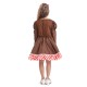 2020 Christmas Gingerbread Man Costume for Kids Girls Holiday Dress