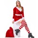 Sexy Santa Costume for Women with Bag Christmas Party Dress