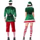 Christmas Elf Couple Costume Set for Lovers Men and Women