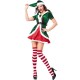 Christmas Elf Couple Costume Set for Lovers Men and Women