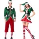 Christmas Elf Couple Costume Set for Lovers Men and Women