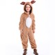 Anime-Inspired Reindeer Christmas Cosplay Jumpsuit for Kids and Adults