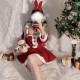 2023 Lolita Bunny Girl Uniform Christmas Cosplay Costume for Girls