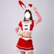 2022 New Christmas Bunny Girl Sexy Maid Costume for Holiday Parties
