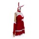 2022 Fashionable Graceful Red Women's Christmas Bunny Girl Cosplay Costume