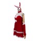 2022 Fashionable Graceful Red Women's Christmas Bunny Girl Cosplay Costume