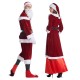 Christmas Stage Performance Female Santa Claus Cosplay Costume for New Year Party