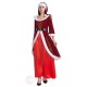 Christmas Stage Performance Female Santa Claus Cosplay Costume for New Year Party