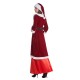 Christmas Stage Performance Female Santa Claus Cosplay Costume for New Year Party