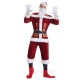 Christmas Stage Performance Female Santa Claus Cosplay Costume for New Year Party