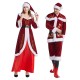 Christmas Stage Performance Female Santa Claus Cosplay Costume for New Year Party
