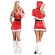 Sexy Christmas Girl Cosplay Dress for Bar Performance and Holiday Parties