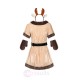 Christmas Reindeer Brown Dance Party Costume for Festive Celebrations