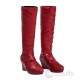 Female Daredevil Cosplay Costume Elektra Red Suit Top Level