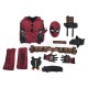 Deadpool 3 Cosplay Costume Wade Winston Halloween Red Cosplay Suit