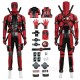 Marvel Rivals Deadpool Red Leather Cosplay Costumes
