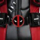 Marvel Rivals Deadpool Red Leather Cosplay Costumes