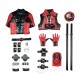 Marvel Rivals Deadpool Red Leather Cosplay Costumes