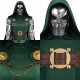 Women's Doctor Doom Cosplay Costume Dr. Victor Von Doom Suit Top Level