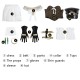 Final Fantasy XIV Ishgard Healing White Cosplay Costume