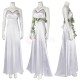 Aerith Bunny Dress Cosplay Costume Final Fantasy VII Rebirth Gold Saucer