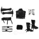 Sephiroth EdgedWings Training Garb Cosplay Costume Final Fantasy VII Suits