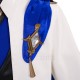 Final Fantasy XIV Seneschal Prince Blue Cosplay Costume for Halloween Party