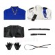 Final Fantasy XIV Seneschal Prince Blue Cosplay Costume for Halloween Party