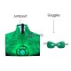 Jordan Green Costume Hal Jordan Cosplay Jumpsuit