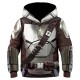 The Mandalorian Din Djarin Kids Hoodie with Pants Cosplay Set