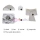 Kids Moon Knight Costume Halloween Children's Cosplay Jumpsuit