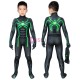 Ready To Ship Size M Kids Spider-man Green Cosplay Costume Spiderman PS4 Stealth Big Time Halloween Costumes Gifts