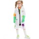 2023 Mad Scientist Costume for Kids Girls Halloween Party Performance