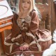 Lovely Princess High Waist Lolita Dress with Long Sleeves