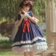Royal Gorgeous High Waist Lolita Dress with Short Sleeves