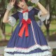 Royal Gorgeous High Waist Lolita Dress with Short Sleeves