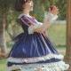Royal Gorgeous High Waist Lolita Dress with Short Sleeves