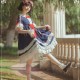 Royal Gorgeous High Waist Lolita Dress with Short Sleeves