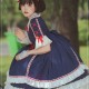 Royal Gorgeous High Waist Lolita Dress with Short Sleeves